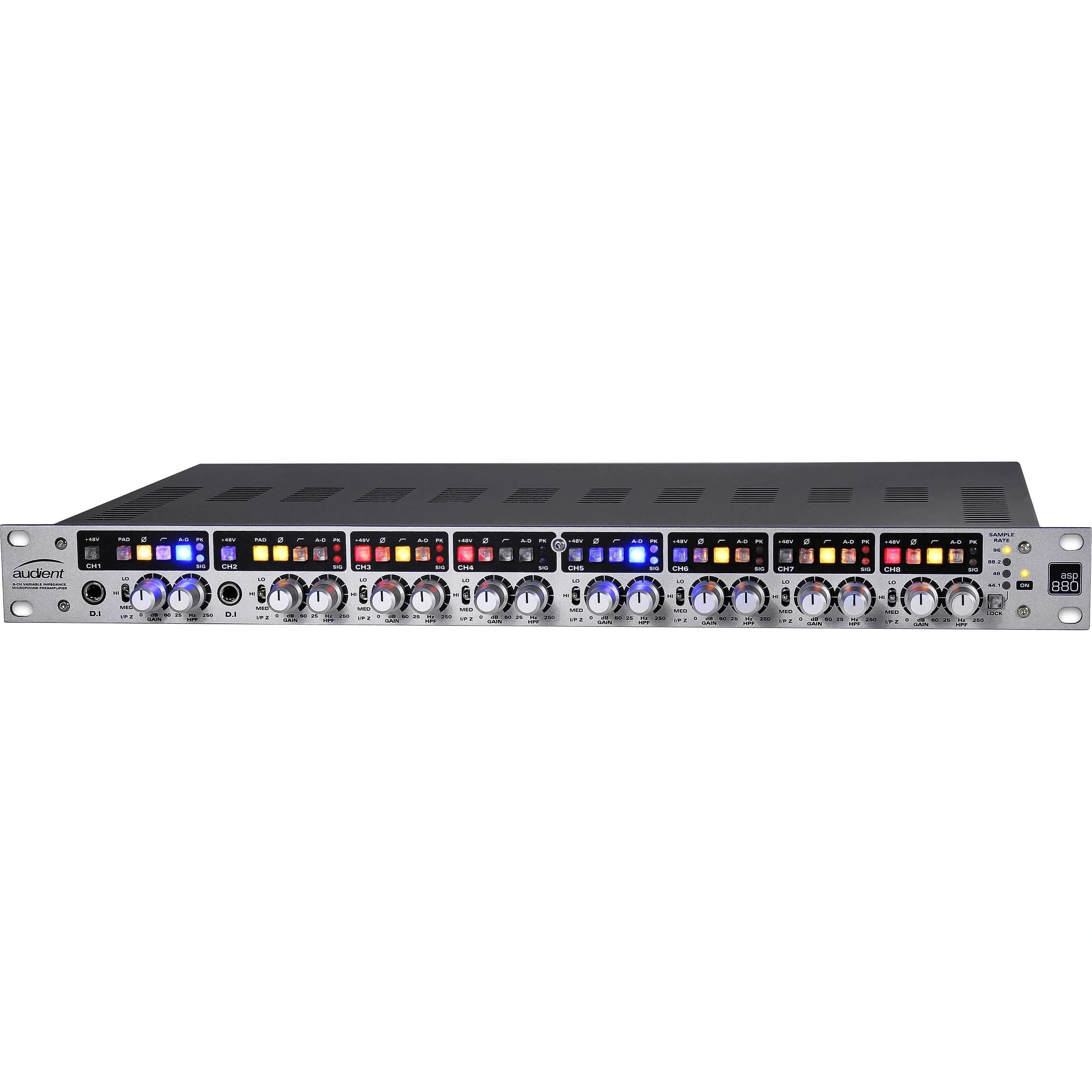 Audient ASP880 8-Channel Microphone Preamp with Converters