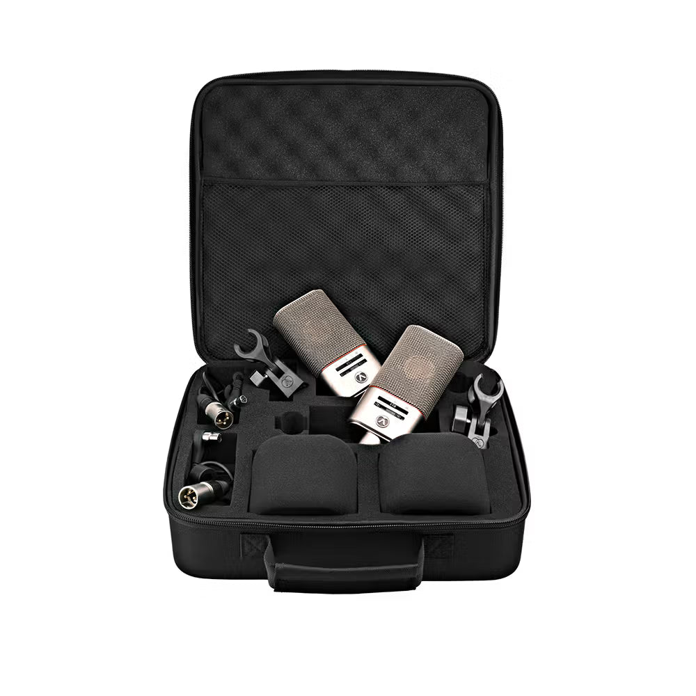 Austrian Audio OC818 Dual Set Go - Large Diaphragm Condenser Microphone (Matched Pair, Silver)