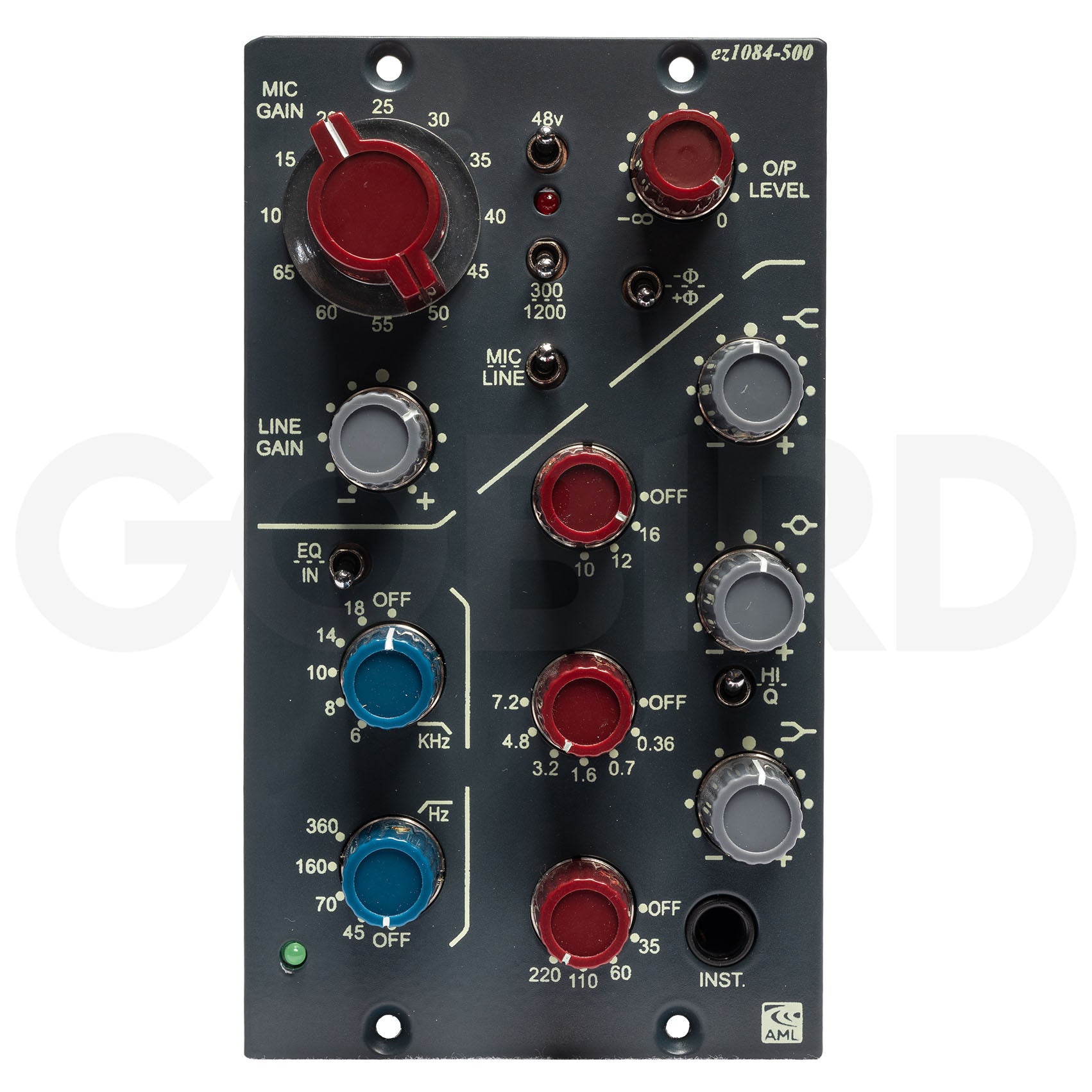 AML ez1084 500 Series Microphone Preamp, EQ & DI