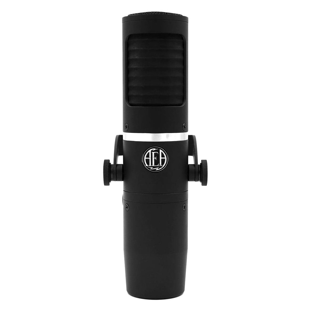 AEA KU5A Supercardioid Ribbon Microphone, a compact front-address design offering excellent off-axis rejection for focused studio and live sound capture.