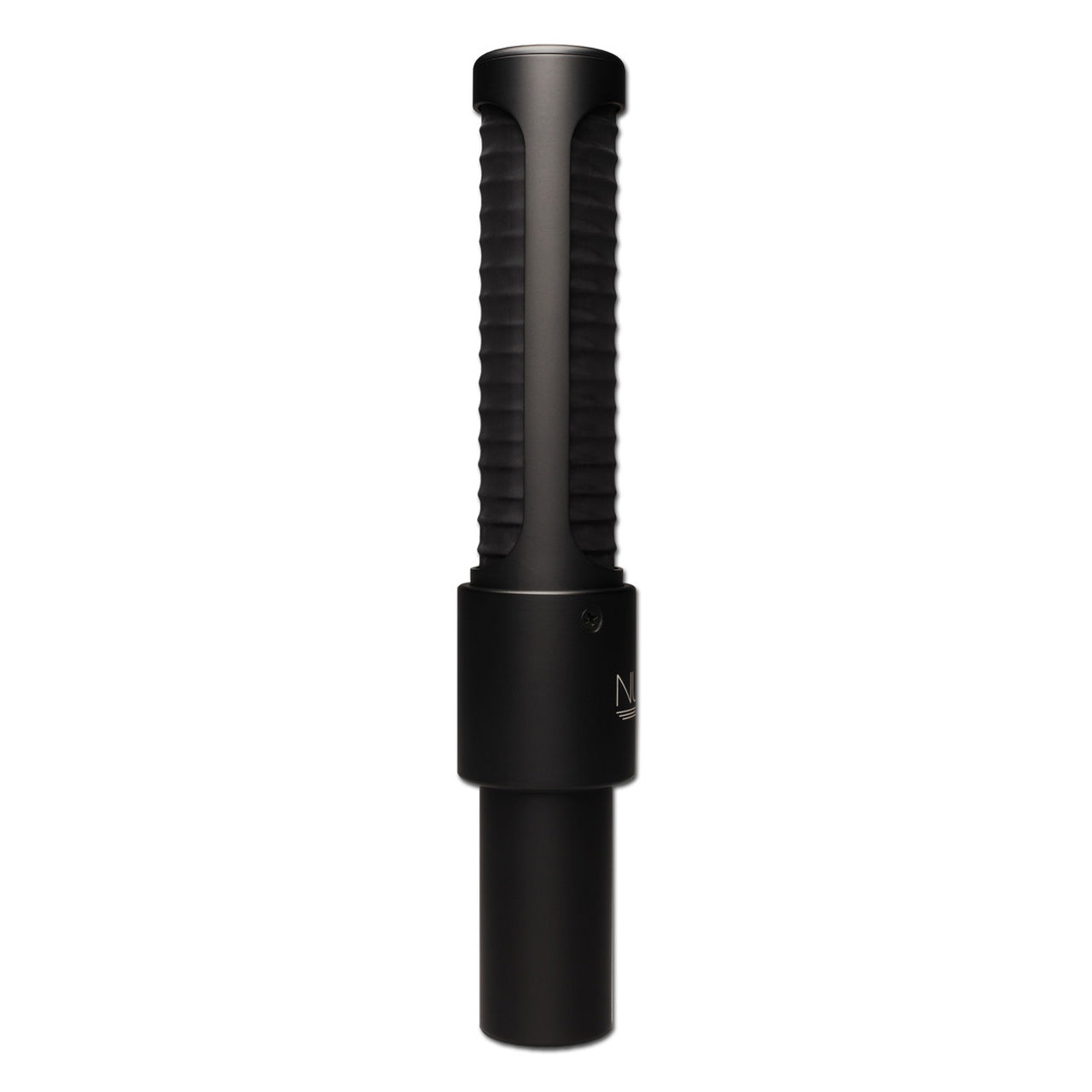 AEA Nuvo N8 Ribbon Microphone side view, showcasing its sleek, compact design with active electronics, optimized for versatile far-field recording in professional studios.