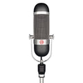 AEA R84 Passive Ribbon Microphone front view, showcasing its classic large grille, red AEA logo, and vintage design, renowned for smooth, natural studio sound.