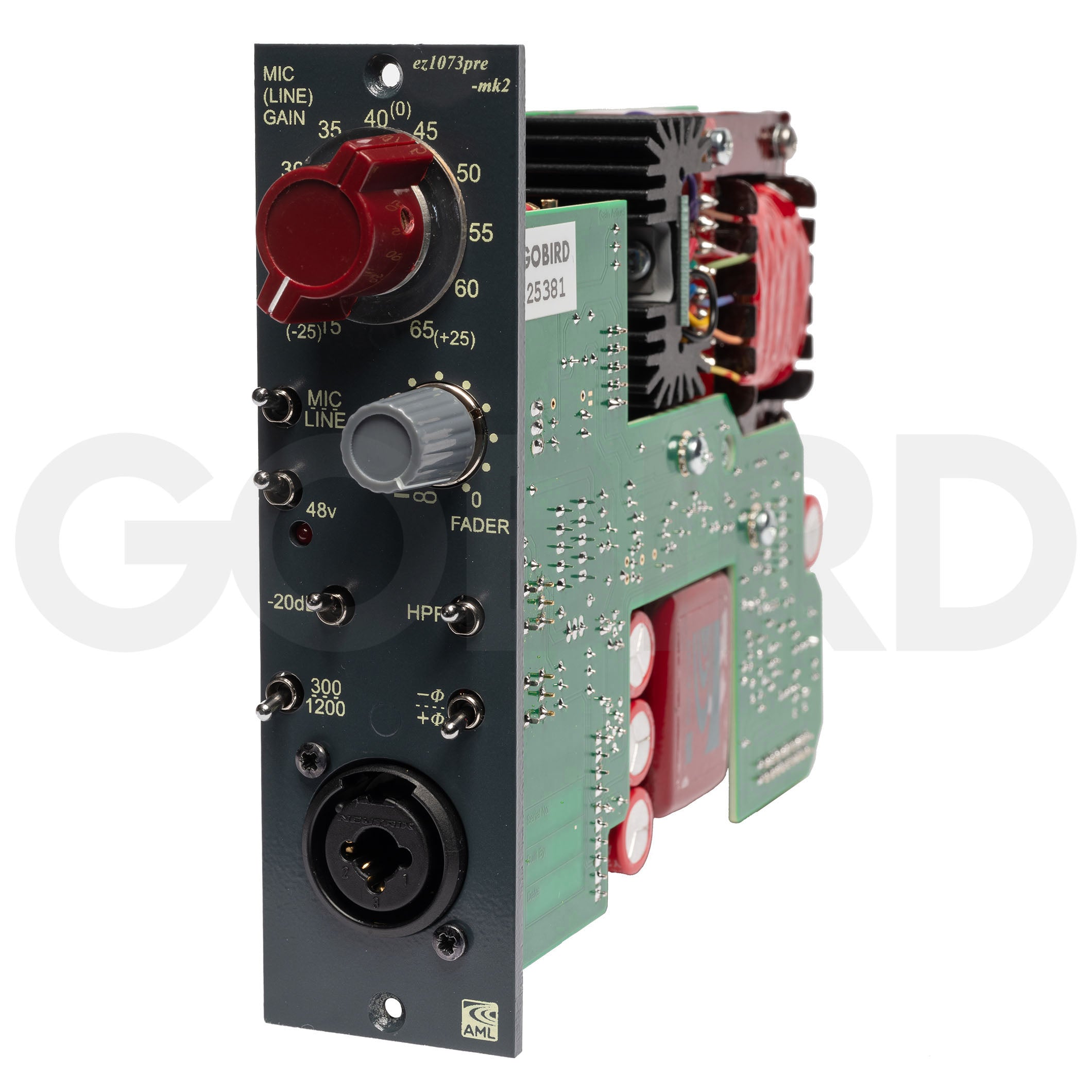 AML ez1073 MK2 500 Series Microphone Preamp & DI