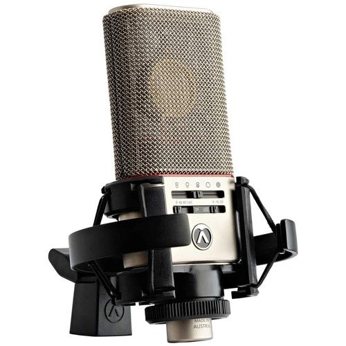 Austrian Audio OC818 Large Diaphragm Condenser Microphone - Studio Set (Silver)
