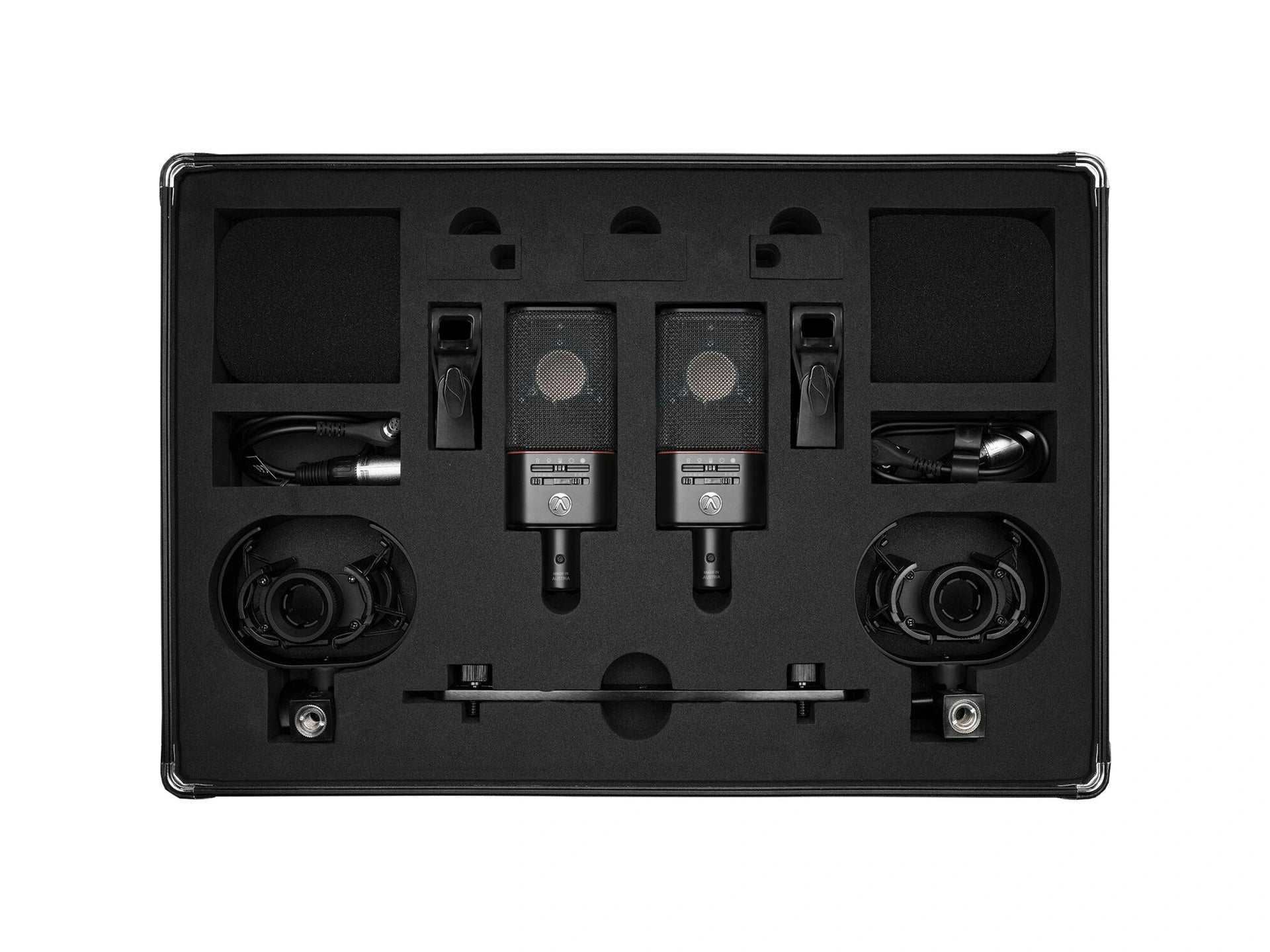 Austrian Audio OC818 Dual Set Plus - Large Diaphragm Condenser Microphone (Matched Pair, Black)