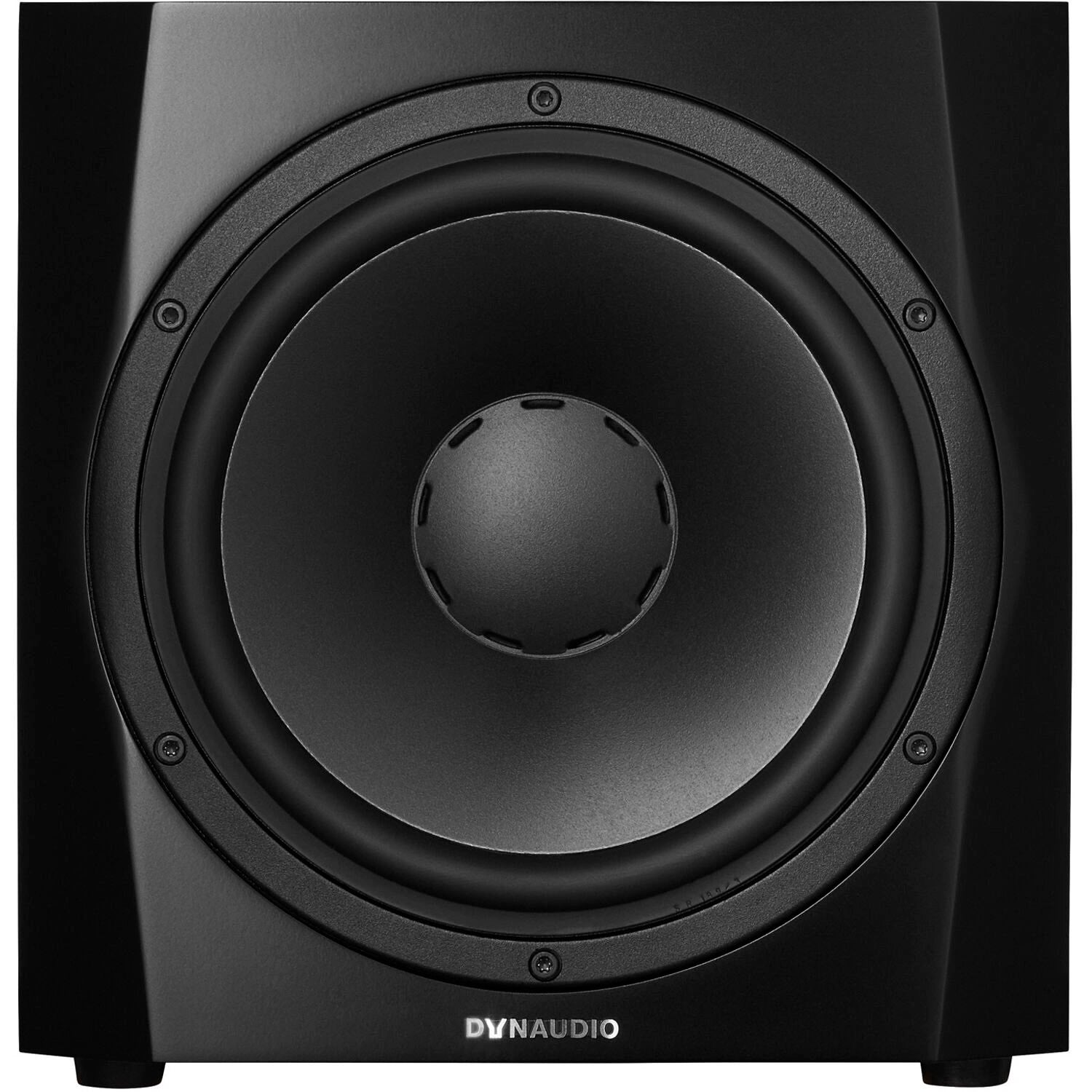 Dynaudio Acoustics 9S True Bass 9.5" active subwoofer, 300W, front view. Shows the professional, compact cabinet design with the single 9.5-inch driver visible.