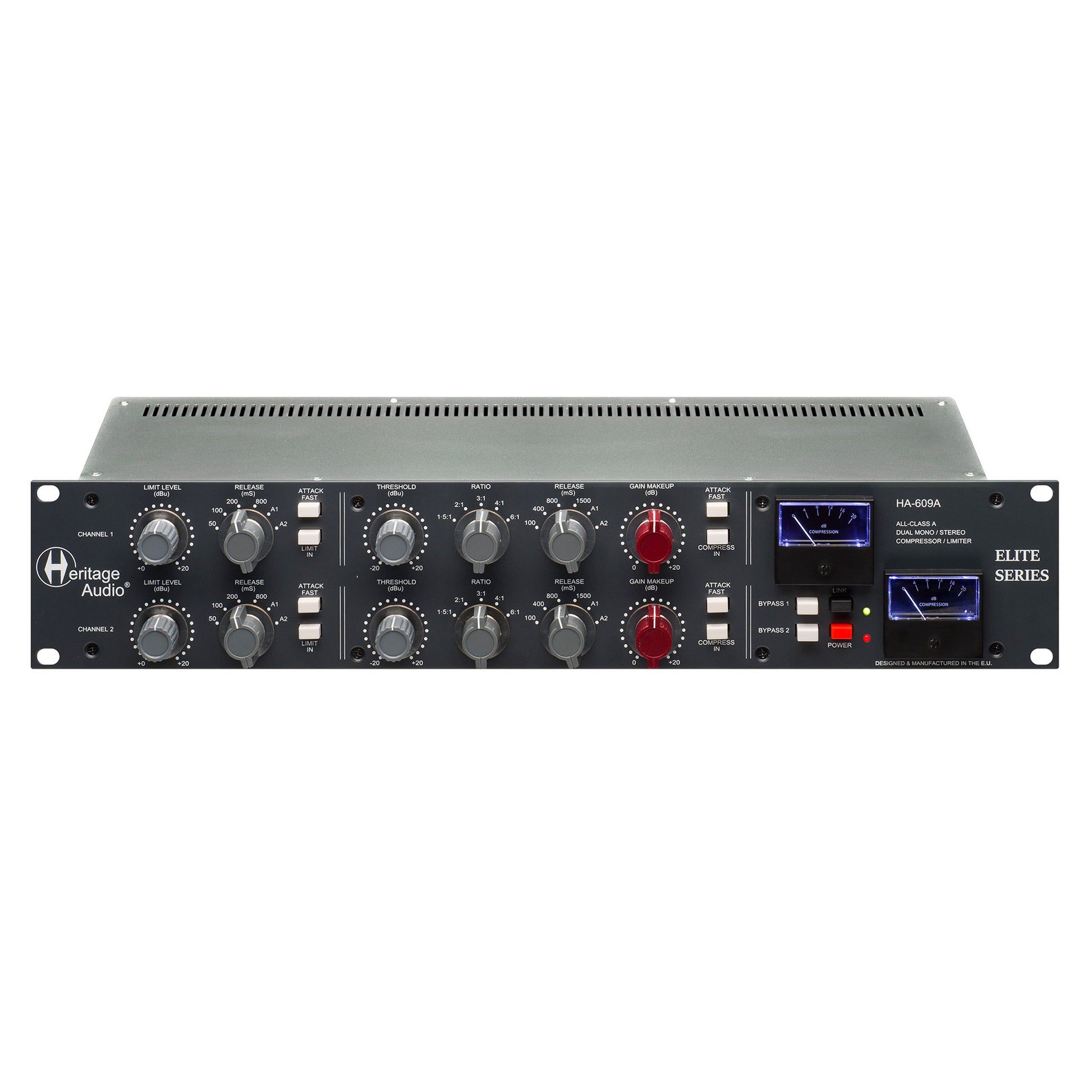 Heritage Audio - HA-609A Stereo/Dual mono compressor limiter