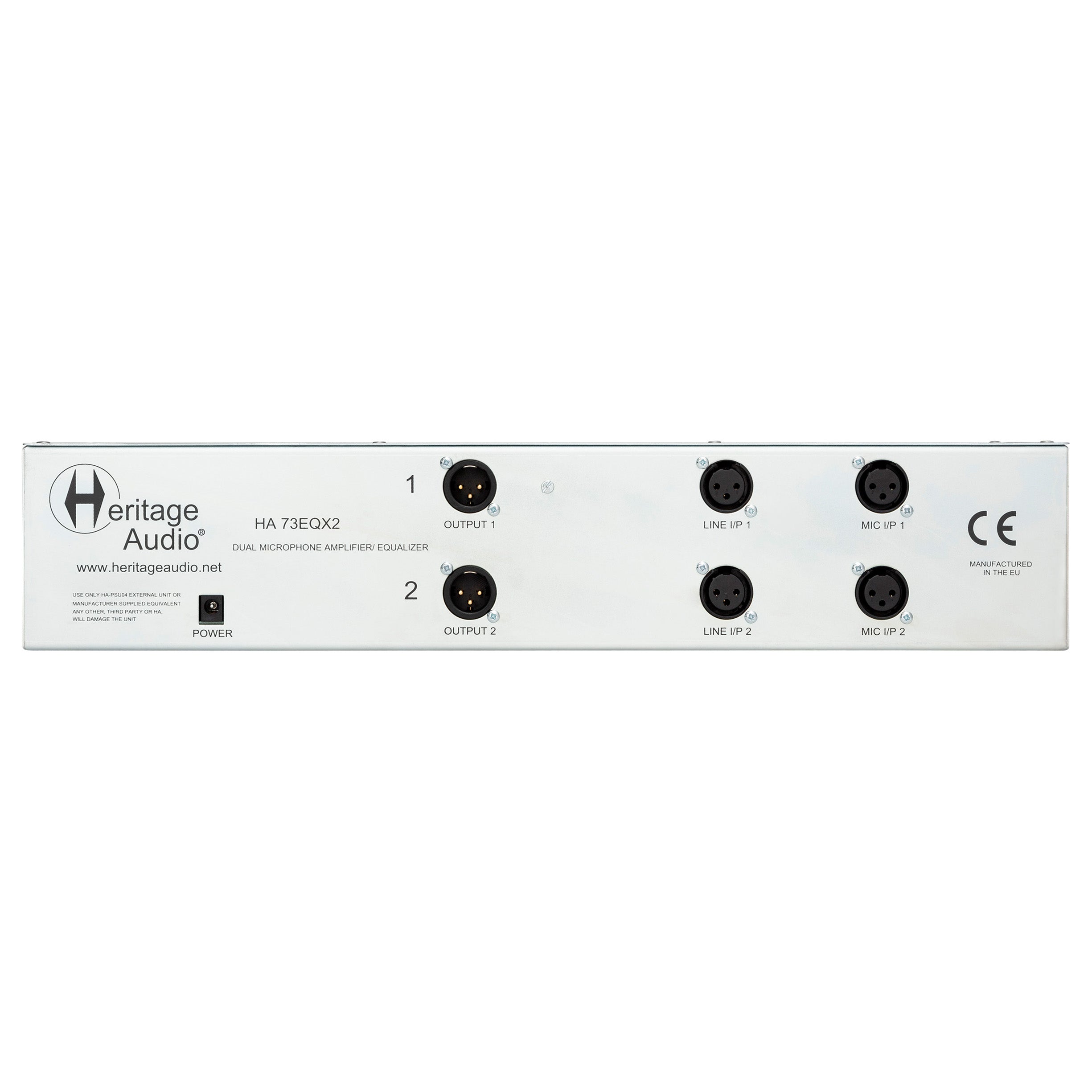 Heritage Audio HA73EQX2 ELITE - Dual Channel Mic Preamp with EQ