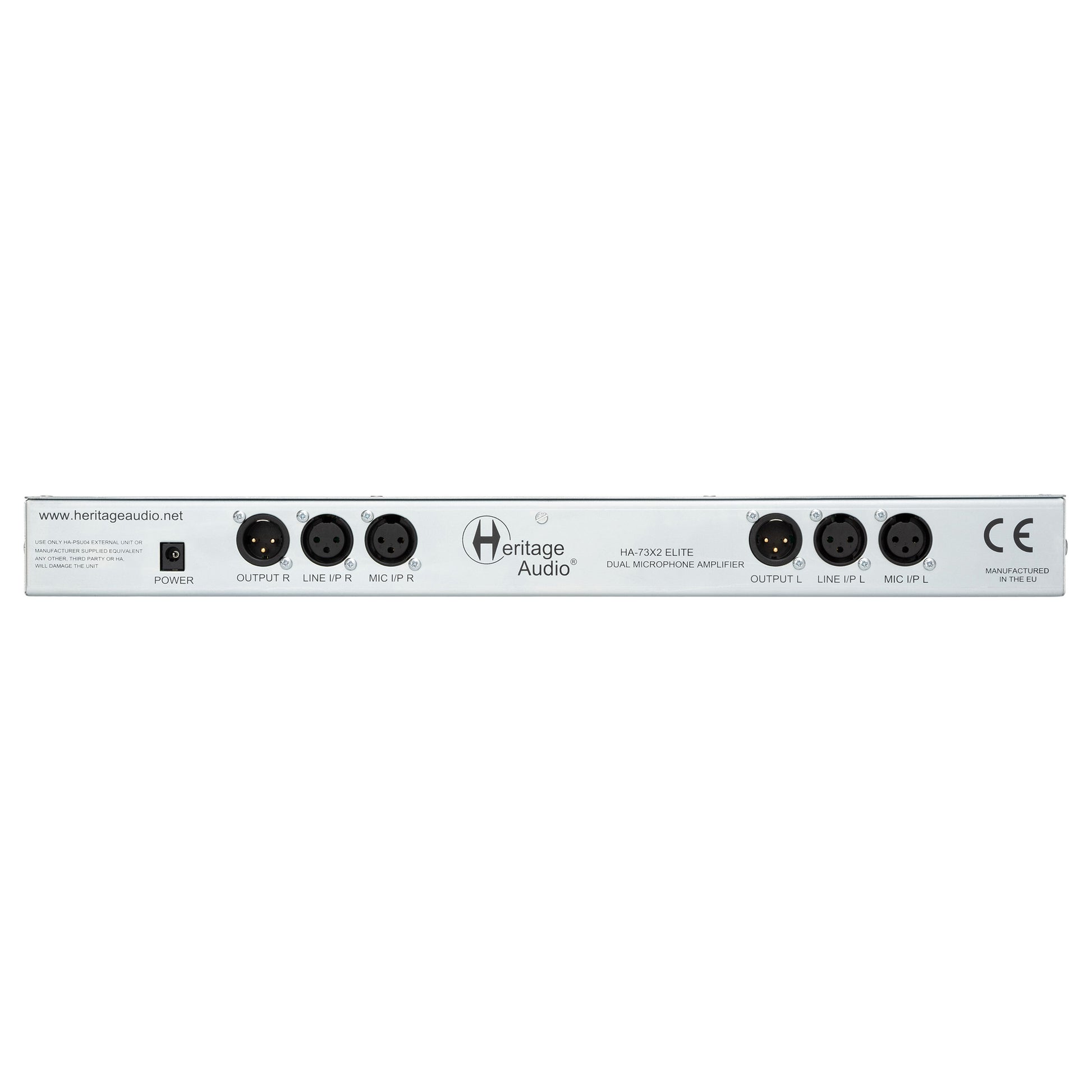 Heritage Audio HA73X2 ELITE - Dual Channel Mic Preamp