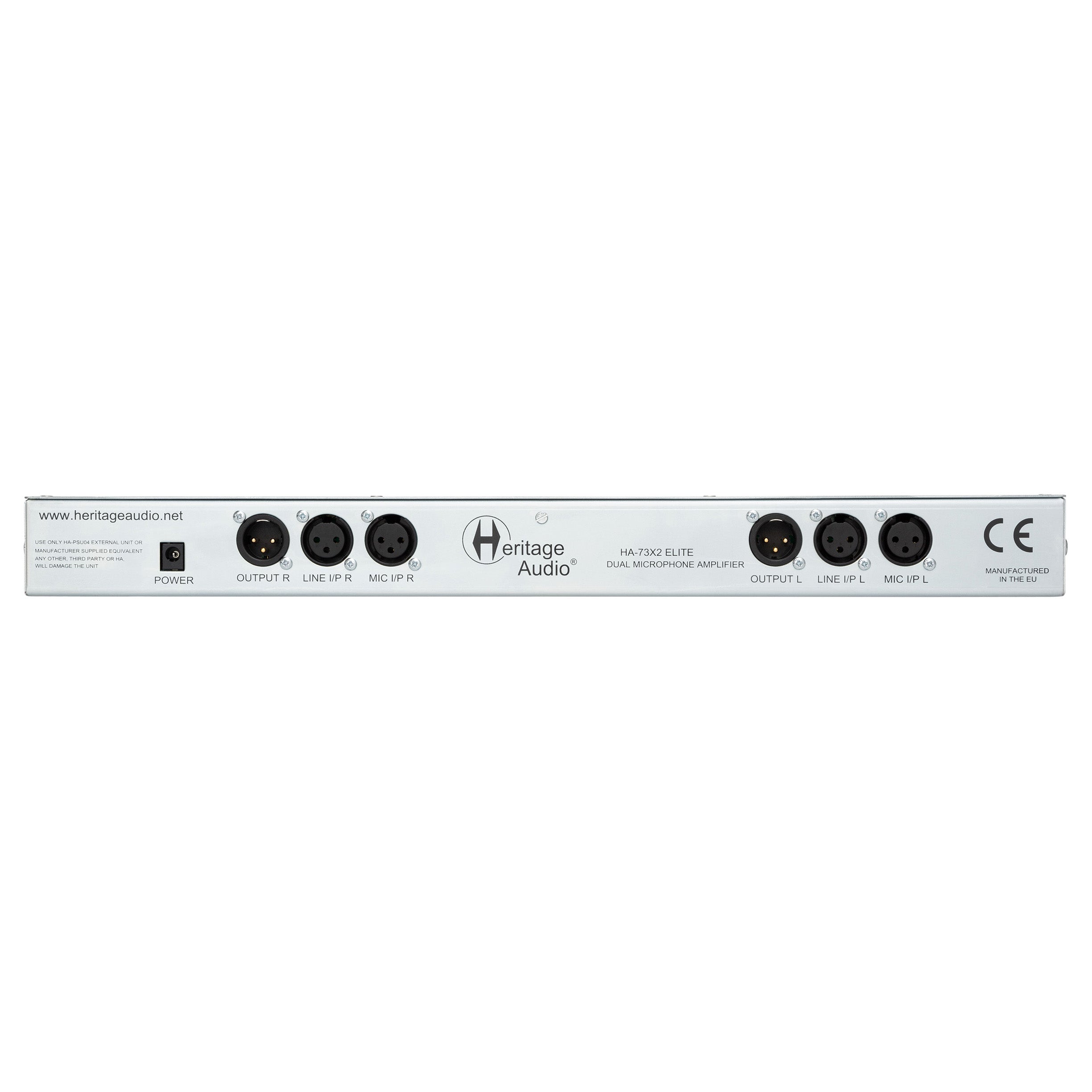 Heritage Audio HA73X2 ELITE - Dual Channel Mic Preamp