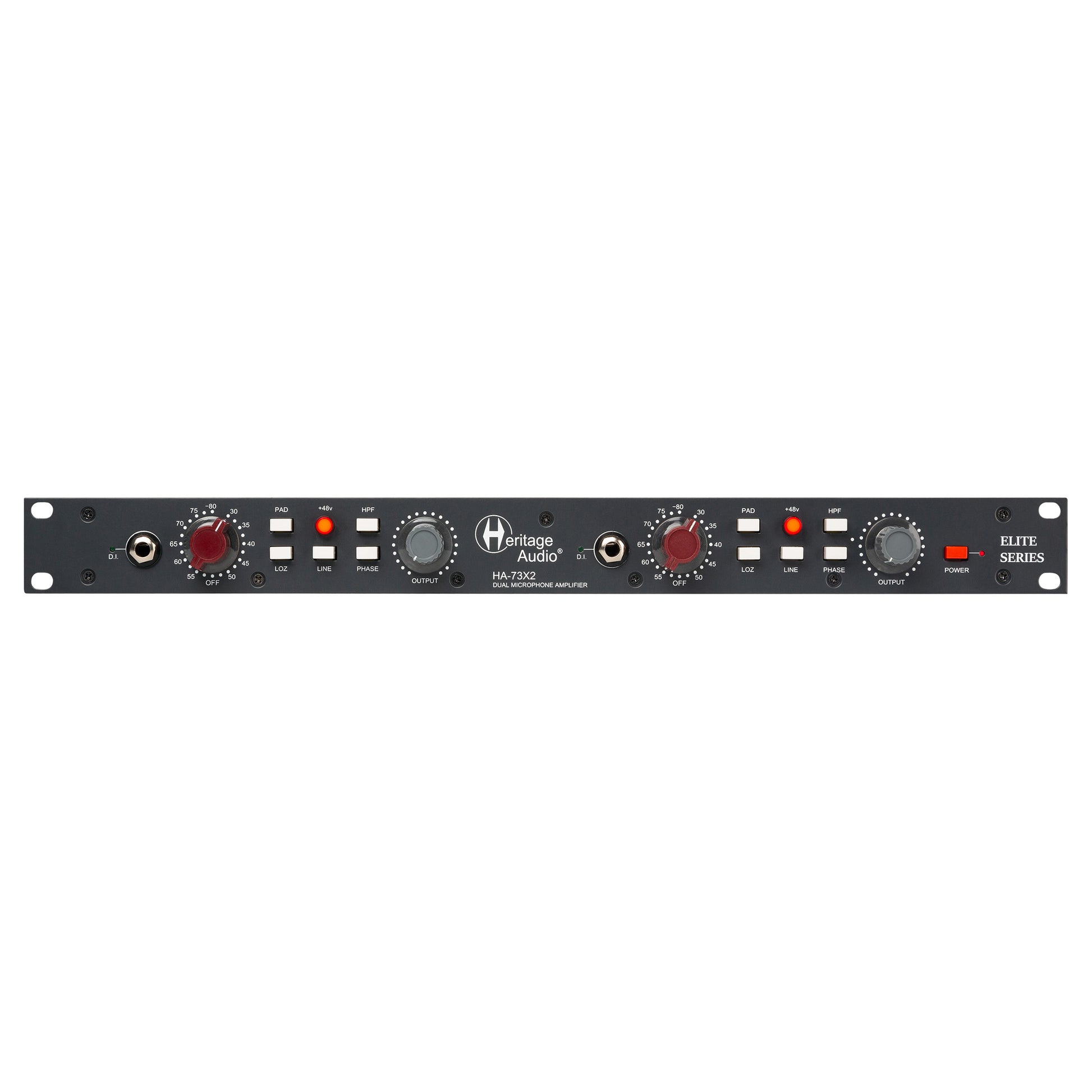 Heritage Audio HA73X2 ELITE - Dual Channel Mic Preamp
