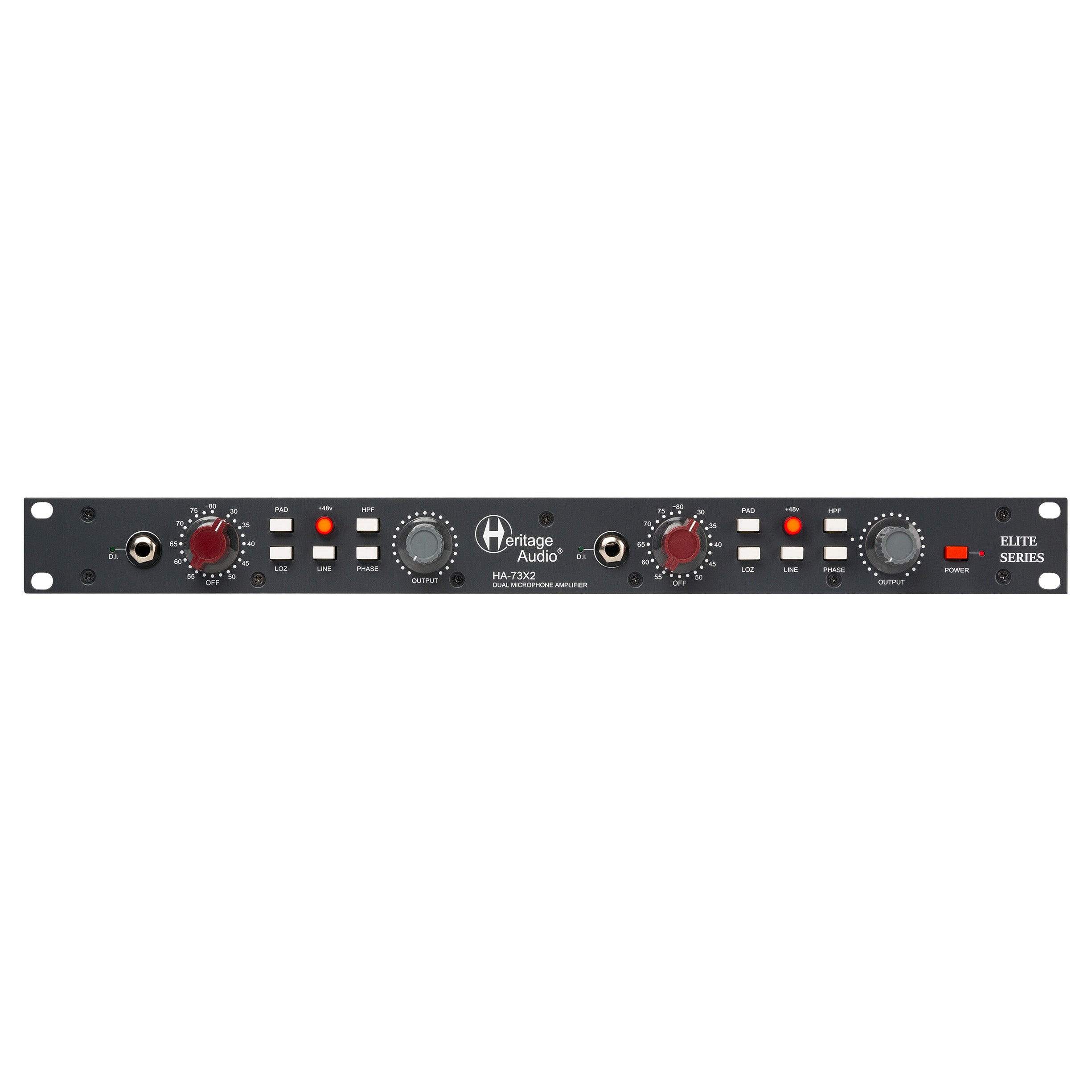 Heritage Audio HA73X2 ELITE - Dual Channel Mic Preamp