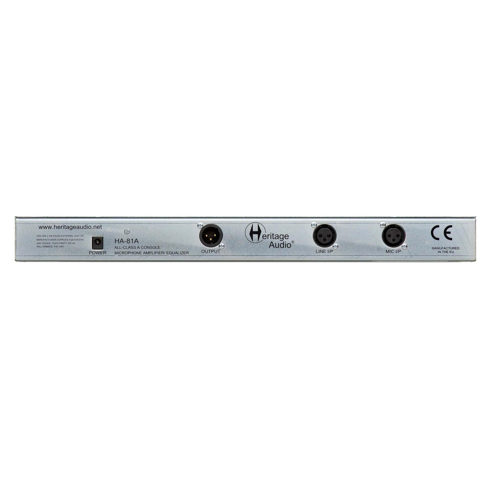 Heritage Audio HA81A Microphone Preamp & EQ