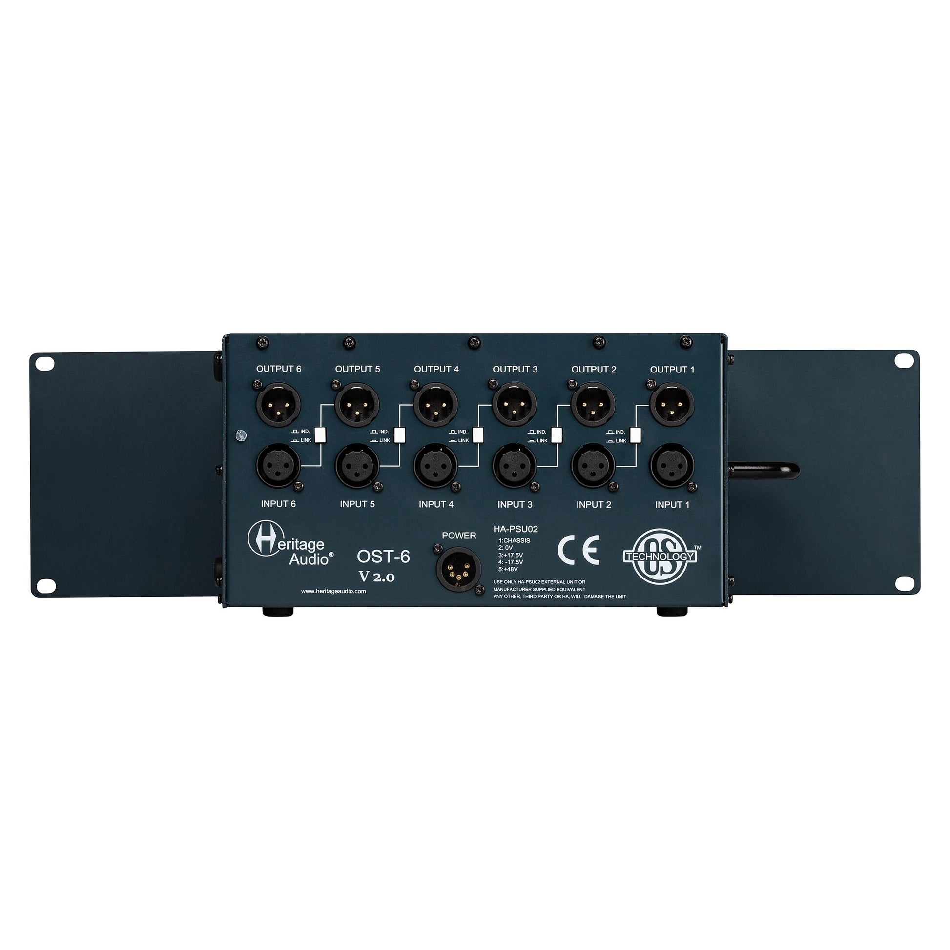 Heritage Audio OST-6 v2 6-slot 500 Series Enclosure