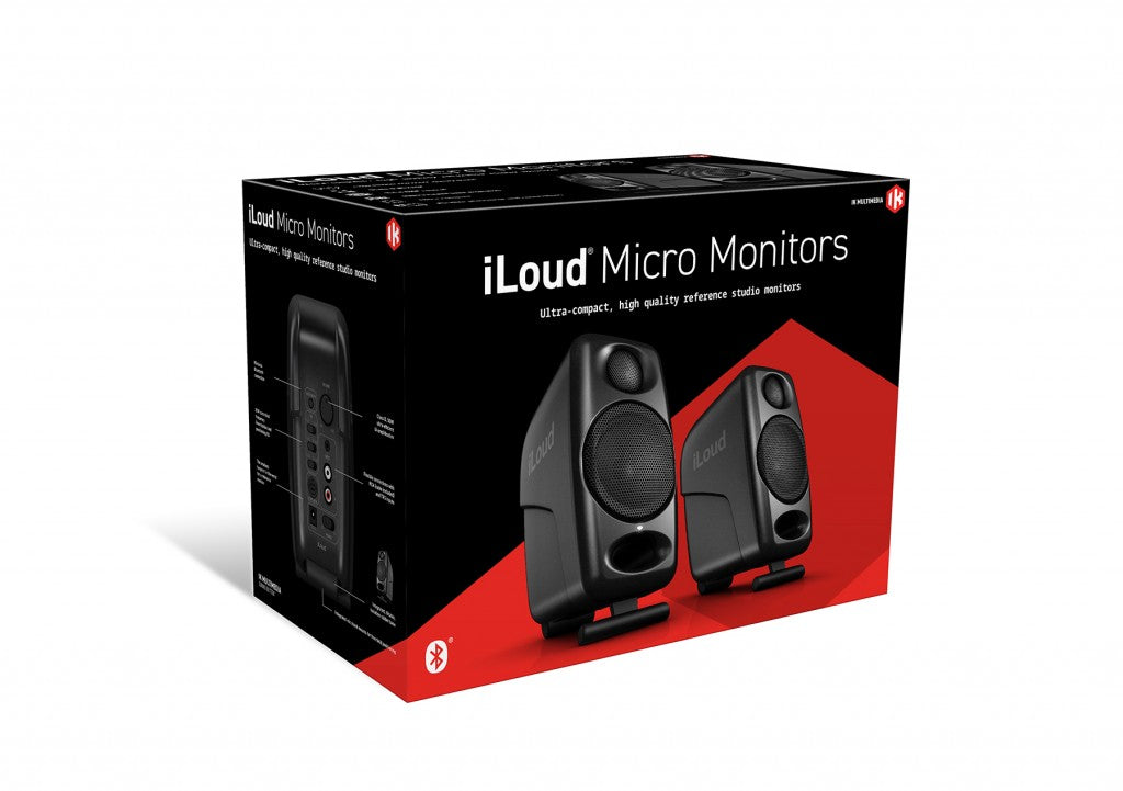 IK Multimedia iLoud Micro Monitor Pair retail box.