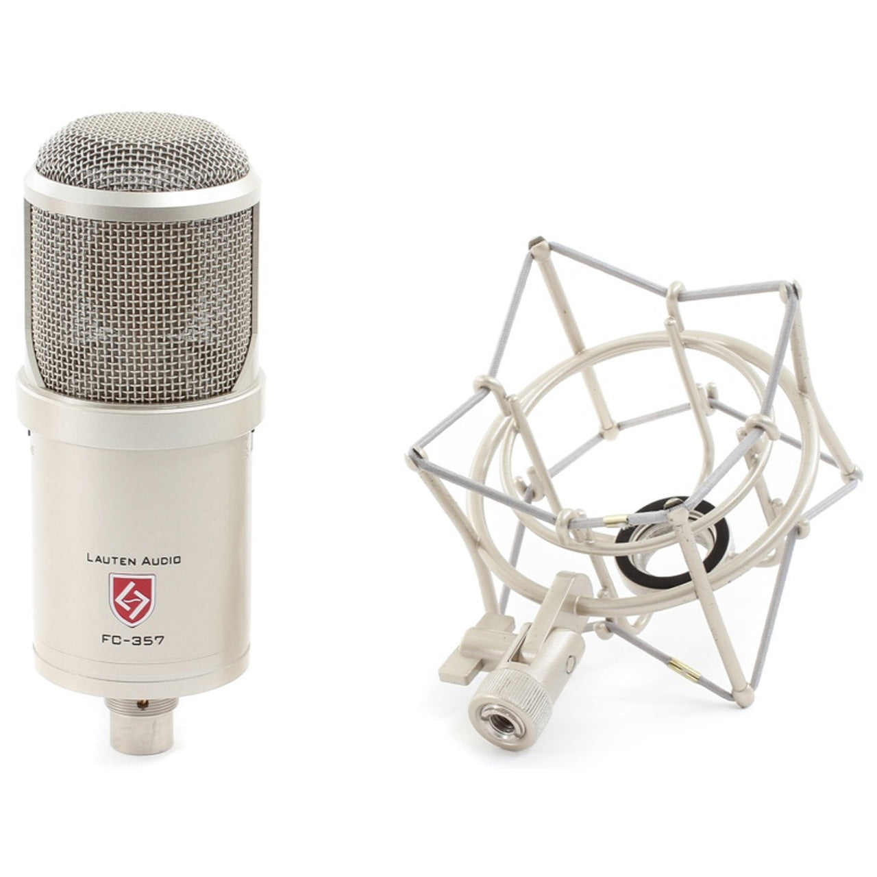 Lauten Audio Clarion FC-357 Multi-Pattern Large-Diaphragm FET Condenser Microphone with custom shockmount