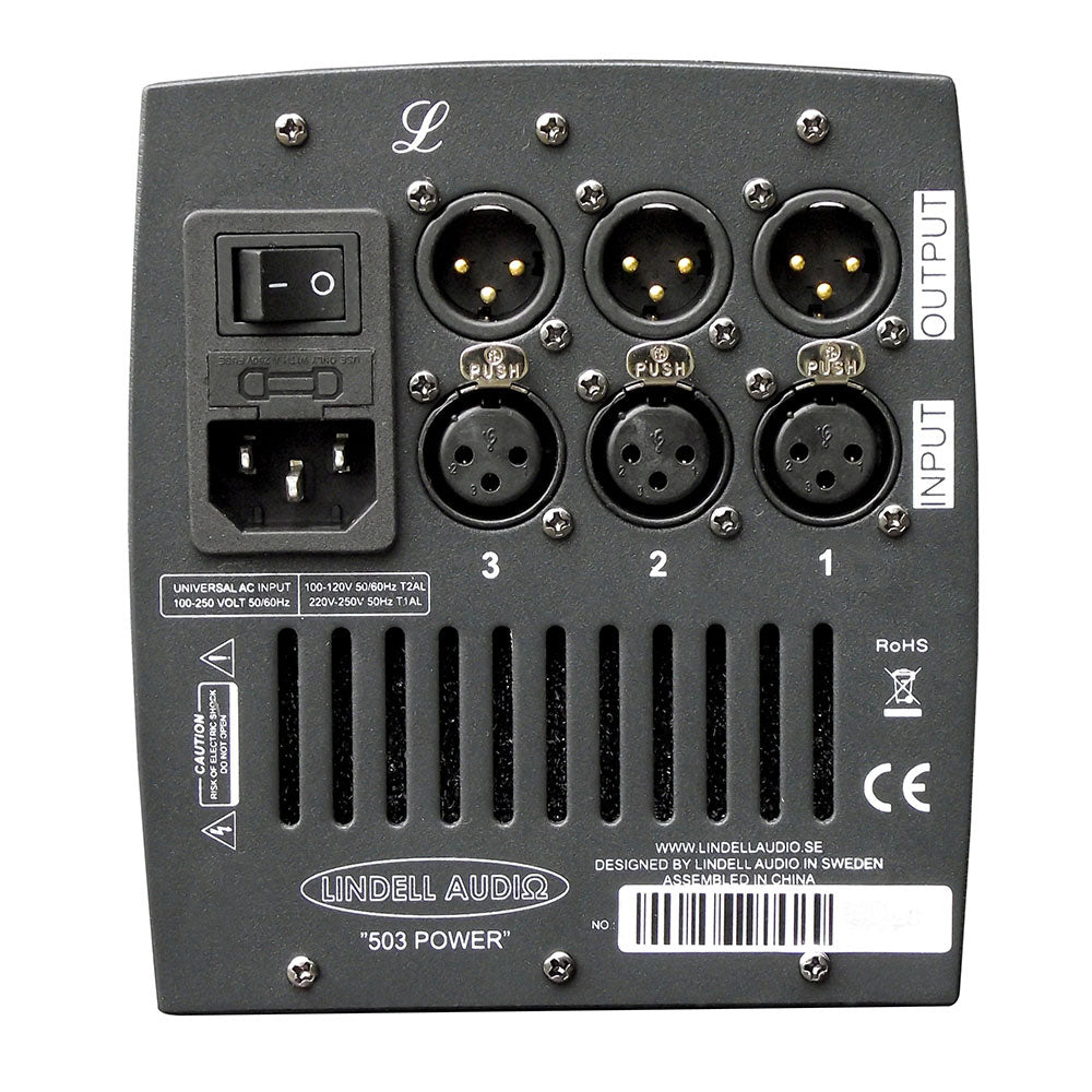 Lindell Audio 503 POWER 3-slot 500 Series Chassis