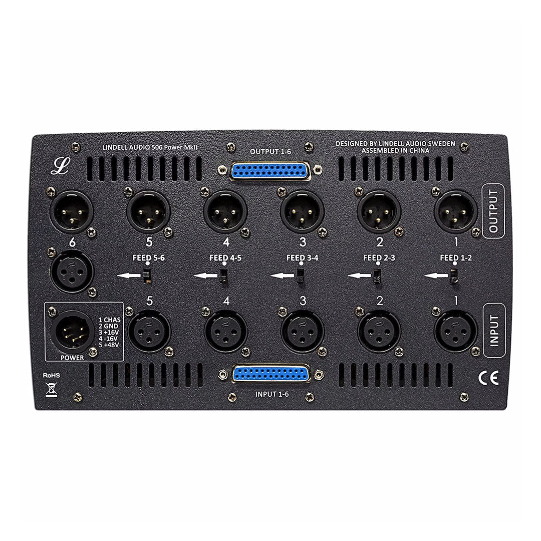 Lindell Audio 506 Power MK II 6-slot 500 Series Chassis