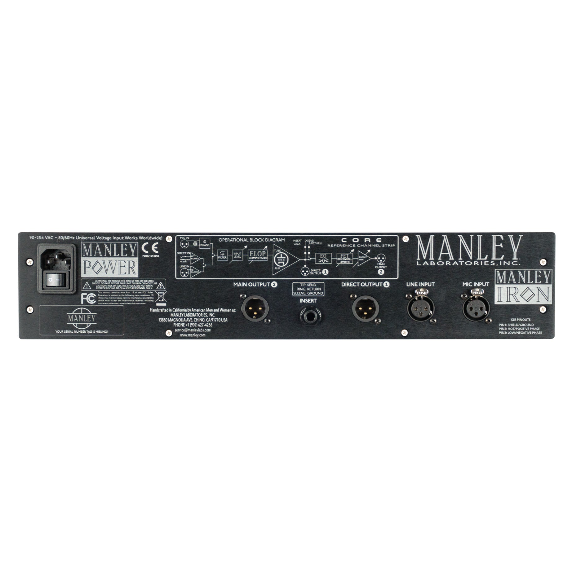 Manley Core Reference Tube Channel Strip