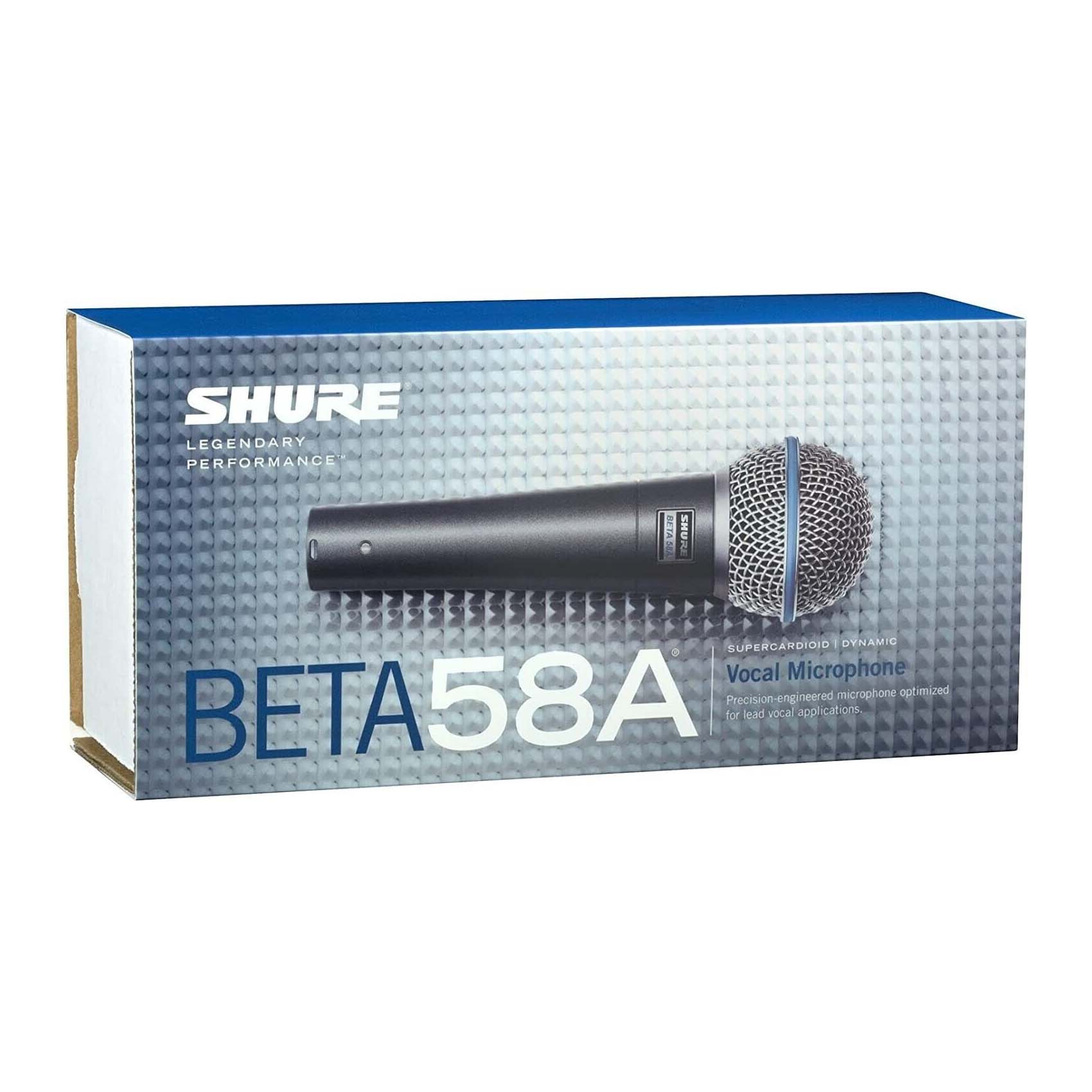 Shure Beta 58A Supercardioid Dynamic Vocal Microphone