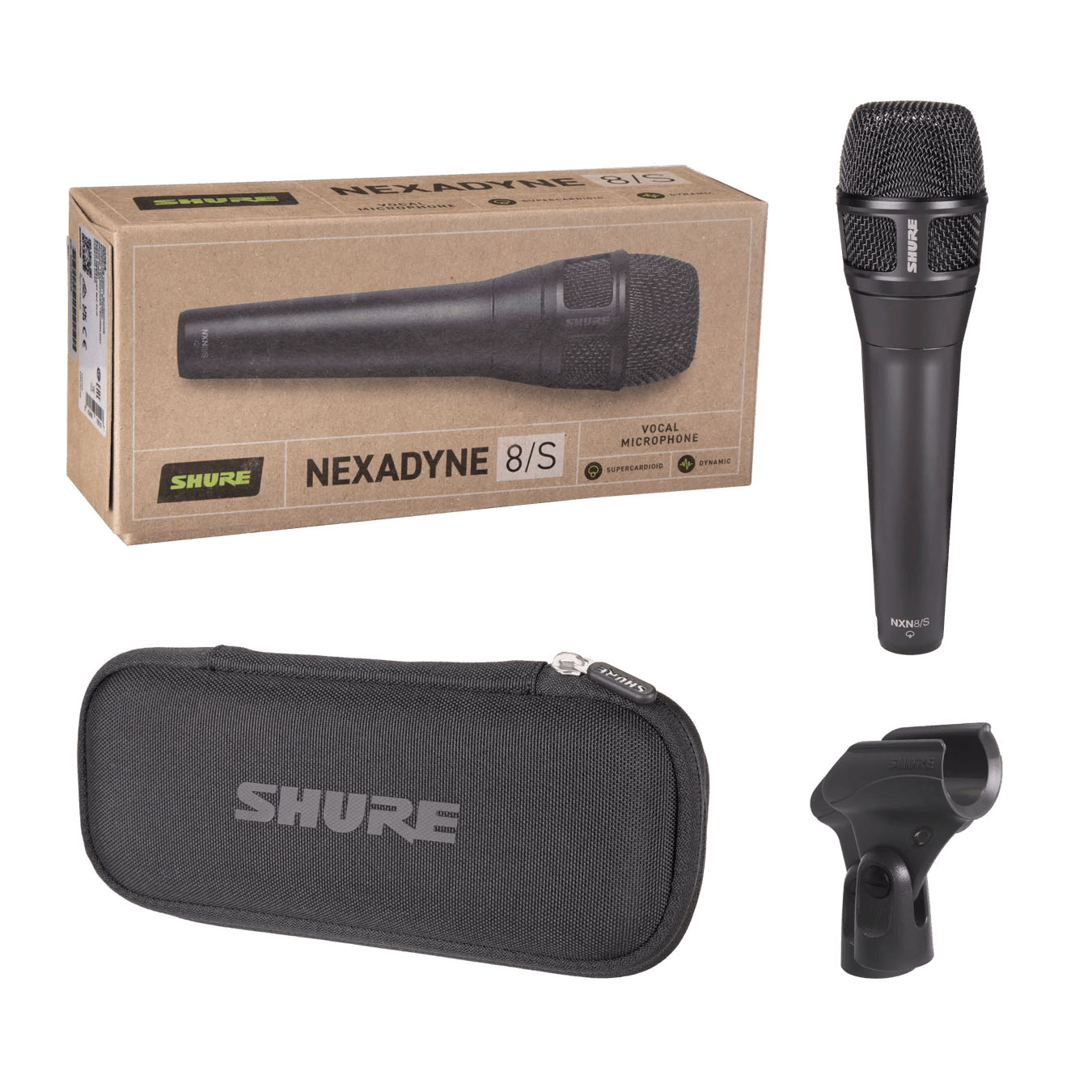 Shure Nexadyne 8/S Dynamic Vocal Microphone