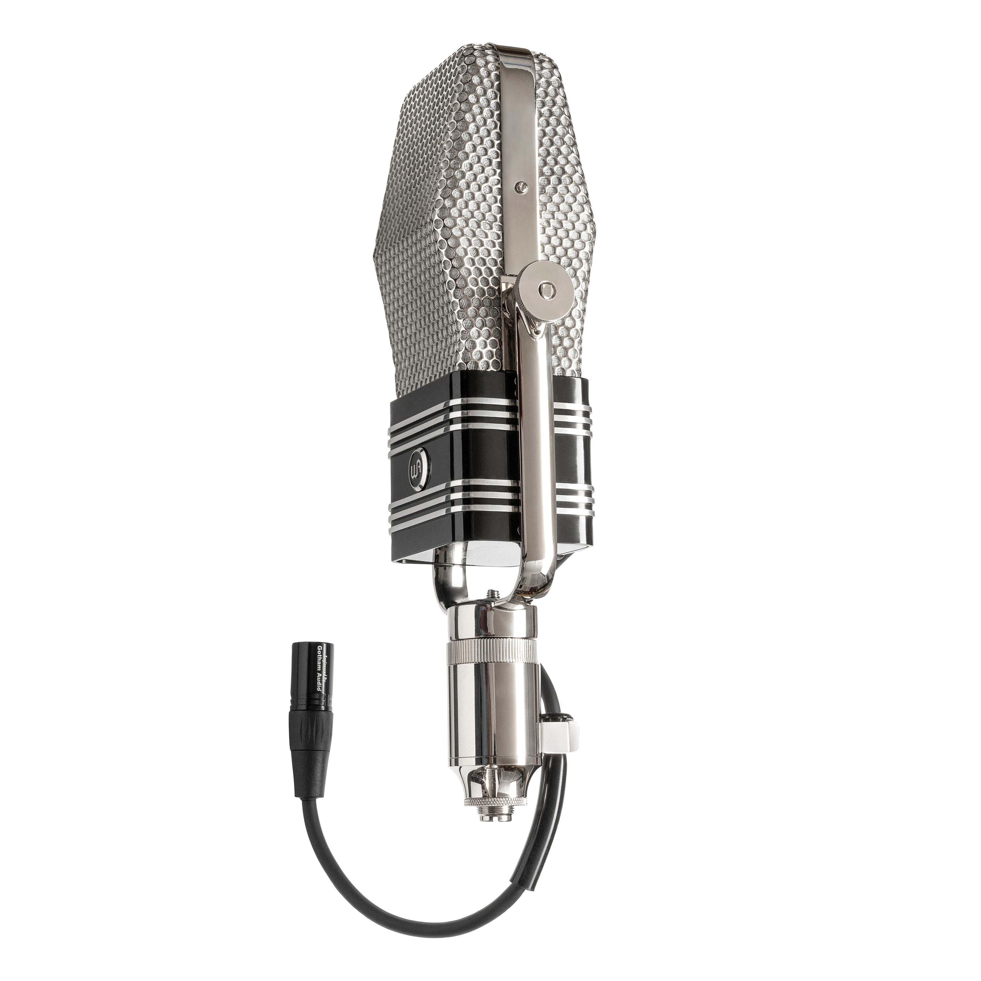 Warm Audio WA-44 Ribbon Microphone, angled front view