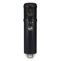 Warm Audio WA-47jr Large-Diaphragm FET Condenser Microphone (Black), front view showing polar pattern switch and logo.