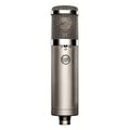 Warm Audio WA-47jr Large-Diaphragm FET Condenser Microphone (Nickel), front view showing polar pattern selector and logo.