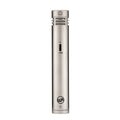 Warm Audio WA-84 Small Diaphragm Condenser Microphone (Nickel), front view showing the -10db pad switch and logo.